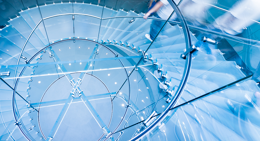 glass staircases